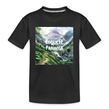 Boquete, Panama - T-shirt bio Premium Enfant - noir - Devant