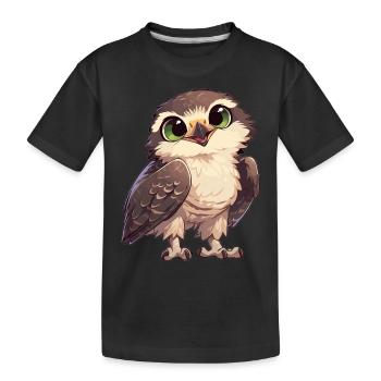 Faucon Faucon - T-shirt bio Premium Enfant - noir - Devant