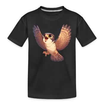 Faucon Faucon - T-shirt bio Premium Enfant - noir - Devant