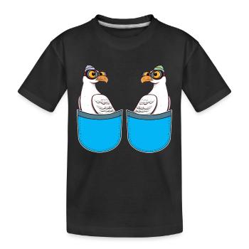 Marins Seagulls Marins maritimes - T-shirt bio Premium Enfant - noir - Devant
