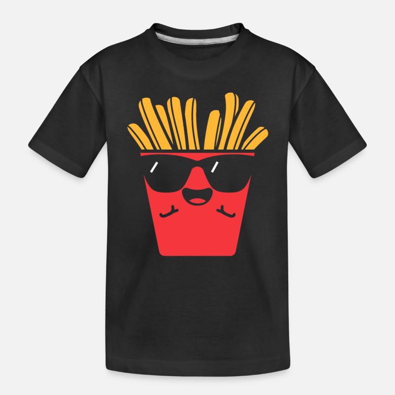 frites - T-shirt bio Premium Enfant - noir