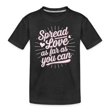 Intelligence émotionnelle Empathie Défenseur de la pleine conscience - T-shirt bio Premium Enfant - noir - Devant