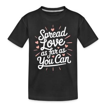 Intelligence émotionnelle Empathie Défenseur de la pleine conscience - T-shirt bio Premium Enfant - noir - Devant
