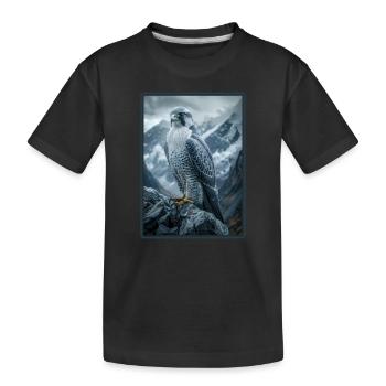 Faucon Faucon - T-shirt bio Premium Enfant - noir - Devant