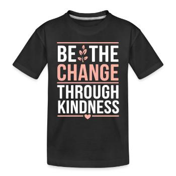Intelligence émotionnelle Empathie Défenseur de la pleine conscience - T-shirt bio Premium Enfant - noir - Devant