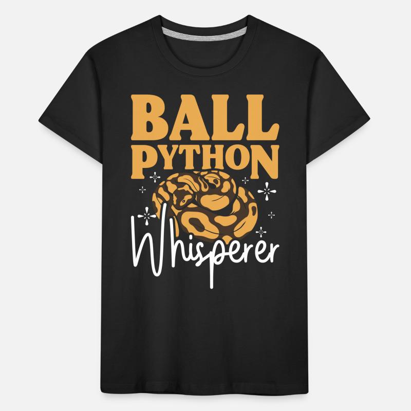Ball python whisperer Kinder Premium Bio T-Shirt