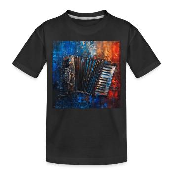 Accordéon - T-shirt bio Premium Enfant - noir - Devant