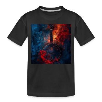 Banjo - Kids' Premium Organic T-Shirt - black - Front