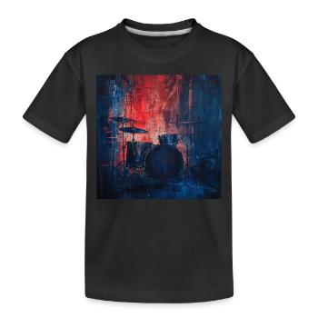 Percussion - T-shirt bio Premium Enfant - noir - Devant