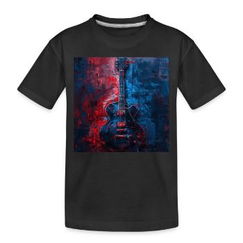 Guitare - T-shirt bio Premium Enfant - noir - Devant