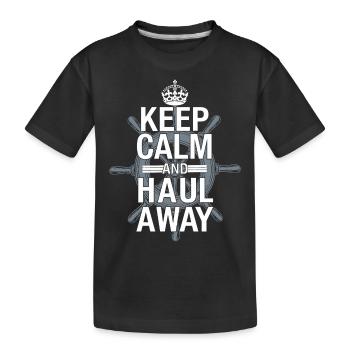 Sailors Sea Shanty Singing Ship Adventures - Kids' Premium Organic T-Shirt - black - Front