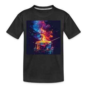 Percussion - T-shirt bio Premium Enfant - noir - Devant