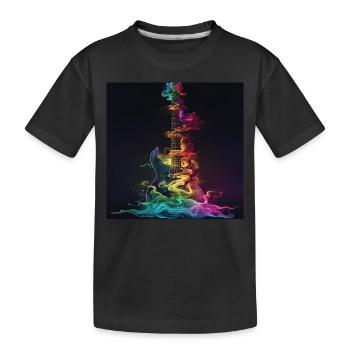 Guitare - T-shirt bio Premium Enfant - noir - Devant