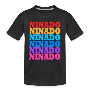 Tornado Birthday Children's Birthday Party - Kids' Premium Organic T-Shirt - black - Front