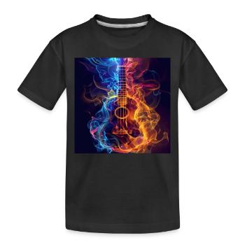 Ukulélé - T-shirt bio Premium Enfant - noir - Devant