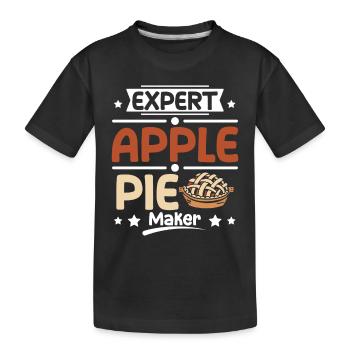 Expert Apple pie maker - Kinder Premium Bio T-Shirt - Schwarz - Vorne