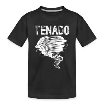 Tornado Birthday Children's Birthday Party - Kids' Premium Organic T-Shirt - black - Front