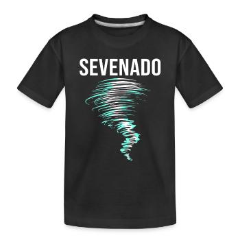 Tornado Birthday Children's Birthday Party - Kids' Premium Organic T-Shirt - black - Front