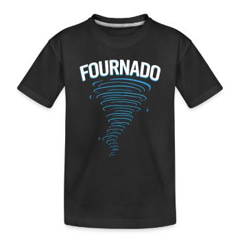Tornado Birthday Children's Birthday Party - Kids' Premium Organic T-Shirt - black - Front