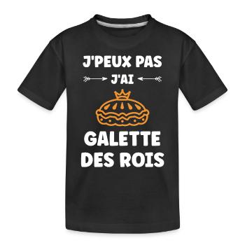 Galette - T-shirt bio Premium Enfant - noir - Devant