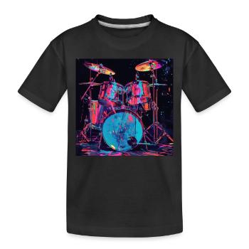 Percussion - T-shirt bio Premium Enfant - noir - Devant