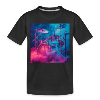 Percussion - T-shirt bio Premium Enfant - noir - Devant