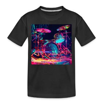 Percussion - T-shirt bio Premium Enfant - noir - Devant