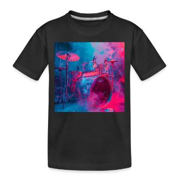 Percussion - T-shirt bio Premium Enfant - noir - Devant