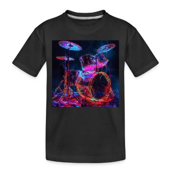 Percussion - T-shirt bio Premium Enfant - noir - Devant