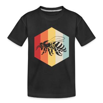 Beekeeper - Kids' Premium Organic T-Shirt - black - Front