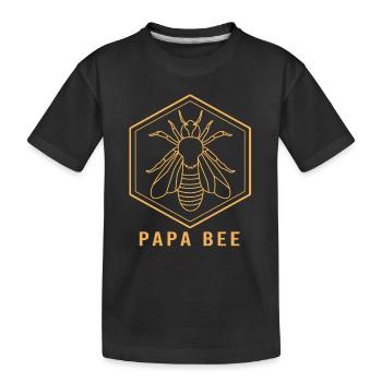Imker - Kinder Premium Bio T-Shirt - Schwarz - Vorne