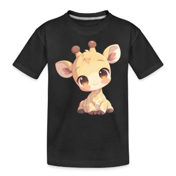 Girafes Girafe - T-shirt bio Premium Enfant - noir - Devant