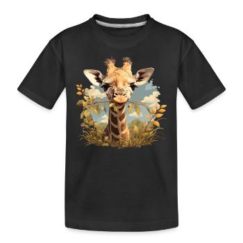 Girafes Girafe - T-shirt bio Premium Enfant - noir - Devant