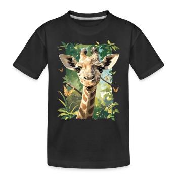 Girafes Girafe - T-shirt bio Premium Enfant - noir - Devant