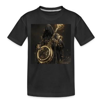 Banjo - Kinder Premium Bio T-Shirt - Schwarz - Vorne