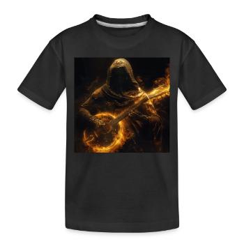 Banjo - Kinder Premium Bio T-Shirt - Schwarz - Vorne
