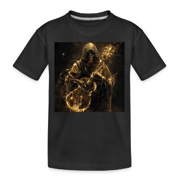 Ukulele - Kinder Premium Bio T-Shirt - Schwarz - Vorne