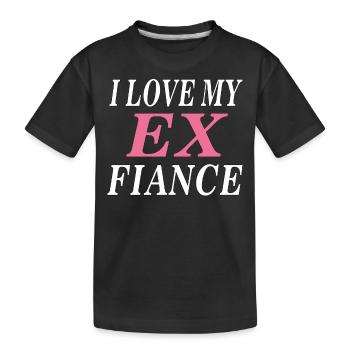 J’AIME MON EX FIANCÉ - T-shirt bio Premium Enfant - noir - Devant