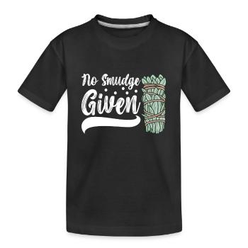 Kräuter Räuchern Smudging Spirituell - Kinder Premium Bio T-Shirt - Schwarz - Vorne