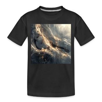 Banjo - Kinder Premium Bio T-Shirt - Schwarz - Vorne