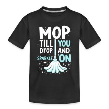 Amateurs de nettoyage de printemps, nouveaux départs et - T-shirt bio Premium Enfant - noir - Devant