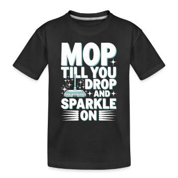 Amateurs de nettoyage de printemps, nouveaux départs et - T-shirt bio Premium Enfant - noir - Devant