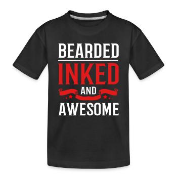 Tattoo Artist Tattoo Artist Tattooed Tattoo - Kids' Premium Organic T-Shirt - black - Front