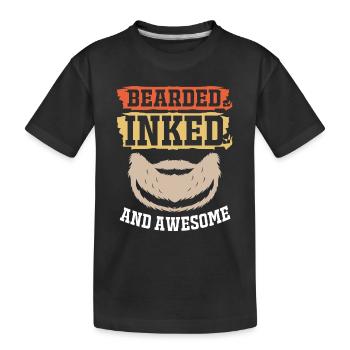Tattoo Artist Tattoo Artist Tattooed Tattoo - Kids' Premium Organic T-Shirt - black - Front