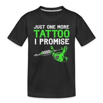 Tattoo Artist Tattoo Artist Tattooed Tattoo - Kids' Premium Organic T-Shirt - black - Front