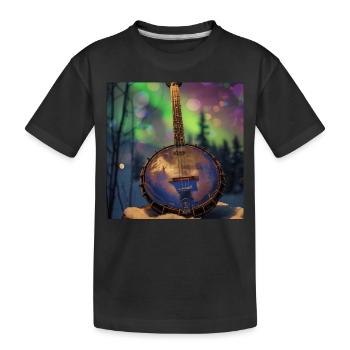 Banjo - Kinder Premium Bio T-Shirt - Schwarz - Vorne
