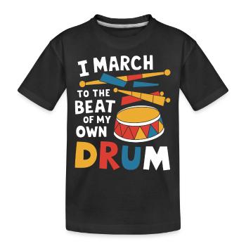 Creative freedom for musicians - Kids' Premium Organic T-Shirt - black - Front