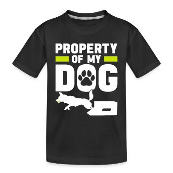 Flyball Sports canins - T-shirt bio Premium Enfant - noir - Devant