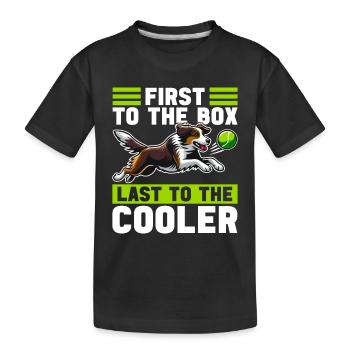 Flyball Sports canins - T-shirt bio Premium Enfant - noir - Devant