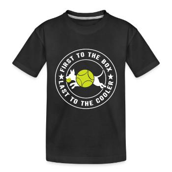 Flyball Sports canins - T-shirt bio Premium Enfant - noir - Devant